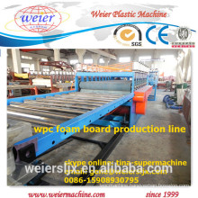 1220mm width celuka three layers pvc wpc foam board machine, wpc construction board production line